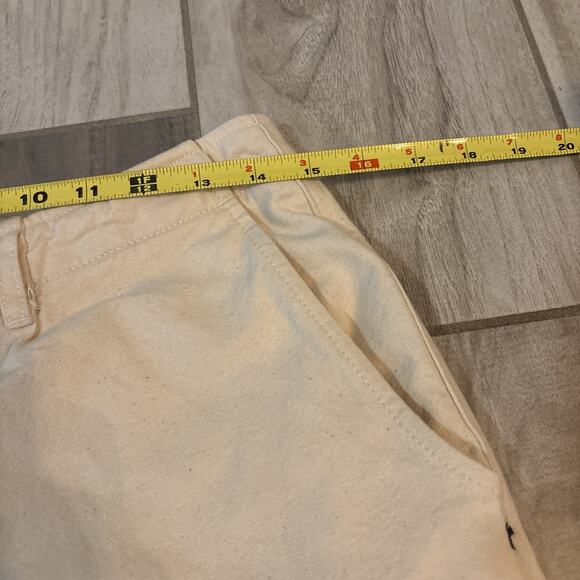 Imogene + Willie Military Trousers In Ivory Women’s Sz 26/32 Pockets Cotton - Picture 8 of 14